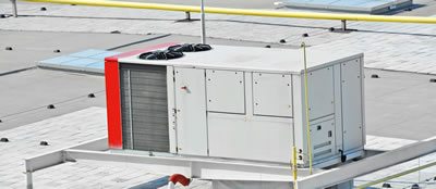 Commercial rooftop HVAC system